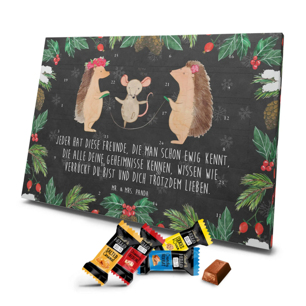 Chocolate advent calendar Hedgehog skipping gift ideas, gifts, small animals, good mood, cute, funny sayings, cute animal motives, hand drawn, special gifts, card, animal lover, children, rope skipping, mouse