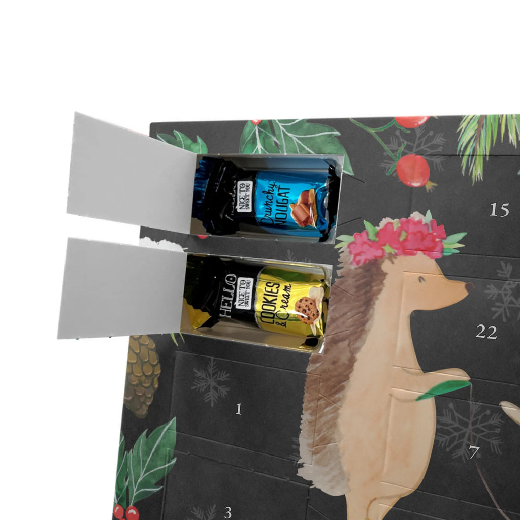 Chocolate advent calendar Hedgehog skipping gift ideas, gifts, small animals, good mood, cute, funny sayings, cute animal motives, hand drawn, special gifts, card, animal lover, children, rope skipping, mouse