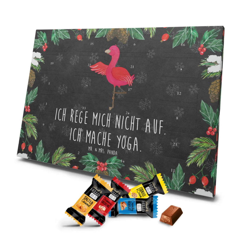 Chocolate advent calendar flamingo yoga gifts, gift idea, small gifts, pink gifts, adults, pink bird, children, bird of paradise, Caribbean feeling, funny sayings, girls gifts, unusual gifts in pink, flamingo fans, red, gift pink, flamingo decoration, vacation, relaxation, mindfulness, yoga exercise, anger, deep relaxation, bird, agitation