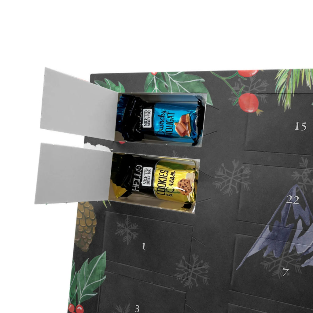 Chocolate advent calendar unicorn climber adventurer, travel, mountaineer, vacation, world traveler, adventure, mountains, world trip, explorer