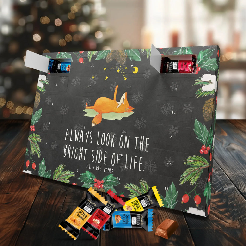 Chocolate advent calendar Fox Stars forest wildlife, clever as a fox, foxes, animal lover, Romance, Saying positive, words of consolation, Saying beautiful