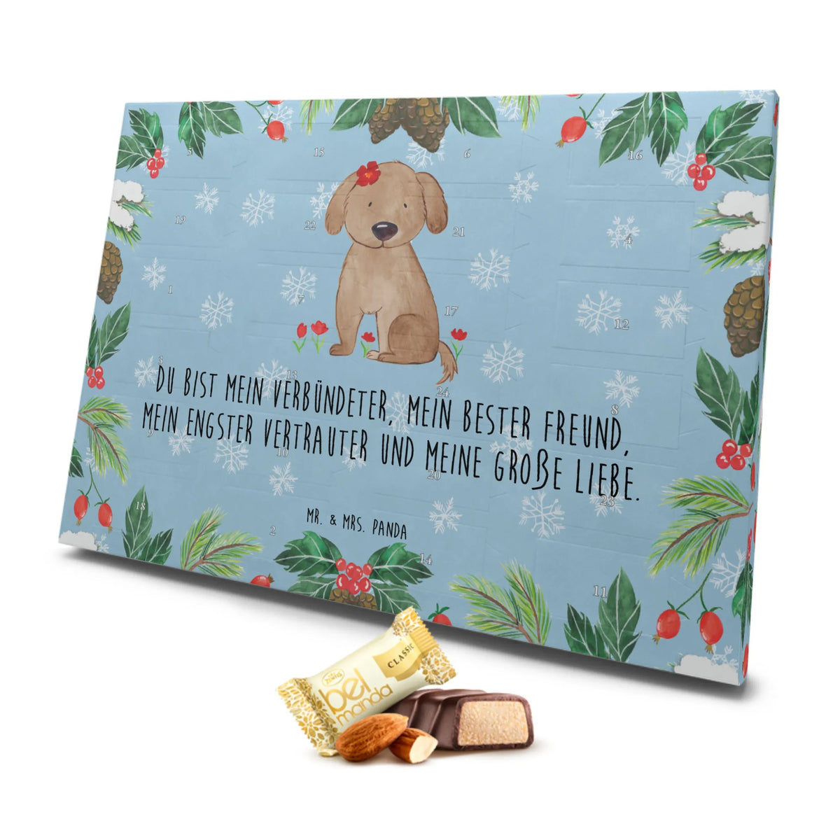 Marzipan Adventskalender Hund Dame Marzipan Adventskalender, Hund, Hundemotiv, Haustier, Hunderasse, Tierliebhaber, Hundebesitzer, Sprüche, Frauchen, Liebe, Hundeliebe, Hunde, Hundeglück