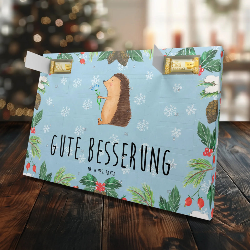 Marzipan Adventskalender Igel Blumen Marzipan Adventskalender, Tiermotive, Gute Laune, lustige Sprüche, Tiere, krank, Gute Besserung, Krankenhaus, Besuch, Genesungswünsche, Krankheit, Igel