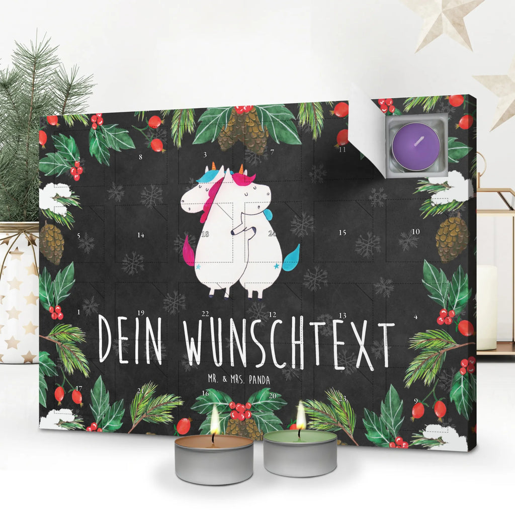 Personalisierter Duftkerzen Adventskalender Einhörner Umarmen Personalisierter Duftkerzen Adventskalender, Unicorn, Einhorn, Einhörner, Einhorn Deko, Geschwister, Schwester, BFF, Schwestern, Liebe, Freundinnen, Sister, Familie, Freundin