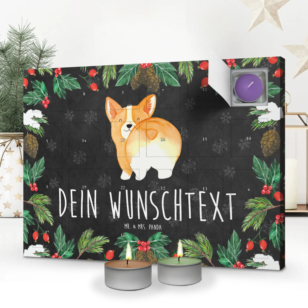 Personalisierter Duftkerzen Adventskalender Corgi Po Personalisierter Duftkerzen Adventskalender, Hunderasse, Tierliebhaber, Hundemotiv, Haustier, Hundebesitzer, Hund, Sprüche, Selbstliebe, Motivation, Spruch, Corgie, Hundeliebe