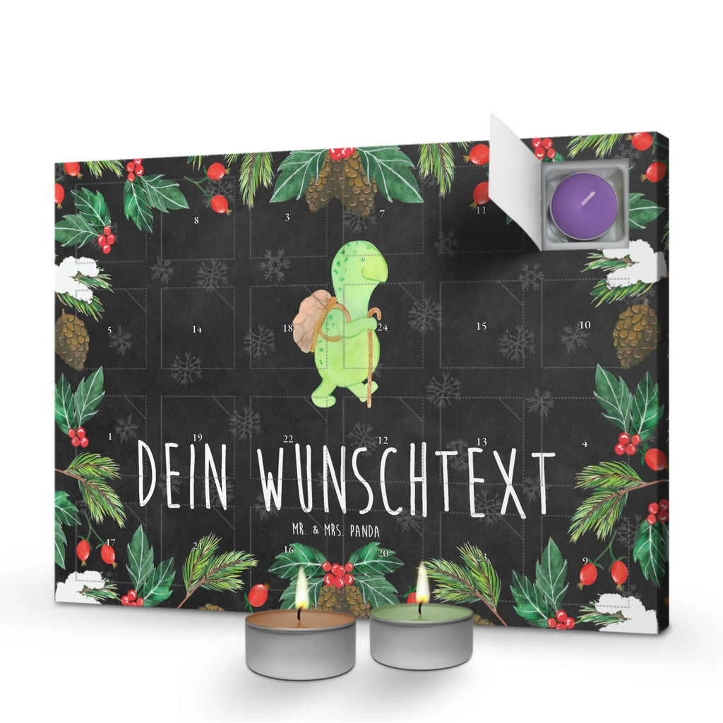 Personalisierter Duftkerzen Adventskalender Schildkröte Wanderer Personalisierter Duftkerzen Adventskalender, Schildkröte, Neuanfang, Motivationssprüche, Schildkröten, Motivation, Motivationsspruch