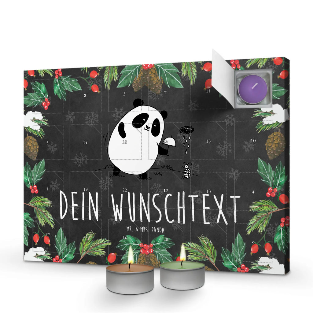  Panda Solidarność Personalisierter Duftkerzen Adventskalender