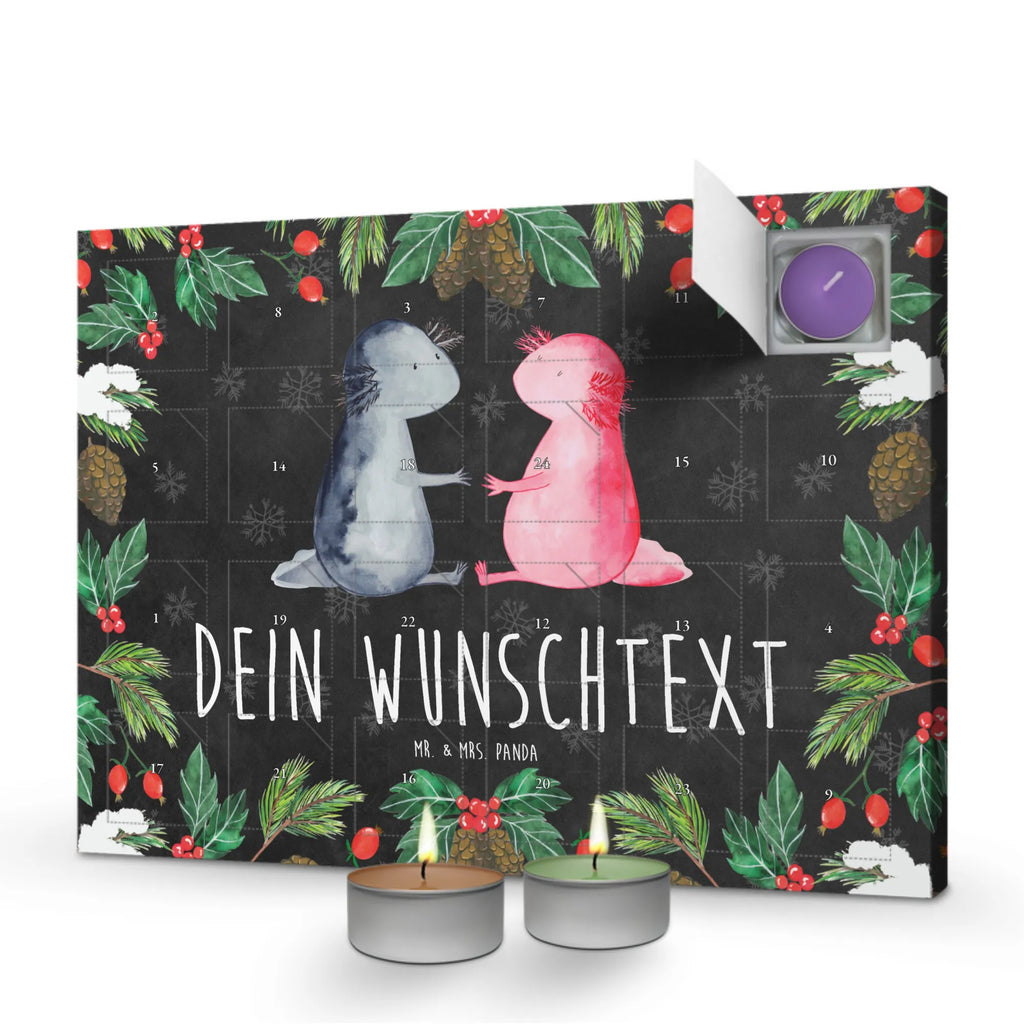 Personalisierter Duftkerzen Adventskalender Axolotl Liebe Personalisierter Duftkerzen Adventskalender, Axolotl, Molch, Ehemann, Freund, Axolot, Valentinstag, Liebe, Jahrestag, Große Liebe, Verlobter, Schwanzlurch, Lurch, Liebesbeweis, Lurche
