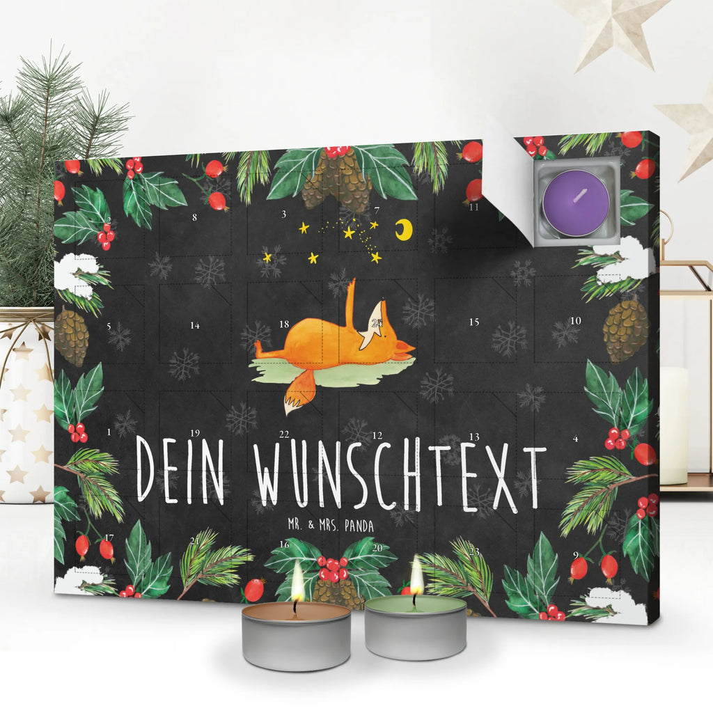 Personalisierter Duftkerzen Adventskalender Fuchs Sterne Personalisierter Duftkerzen Adventskalender, Fuchs, Tröstende Worte, Romantik, Always Look On The Bright Side Of Life, Füchse, Spruch Positiv, Spruch schön