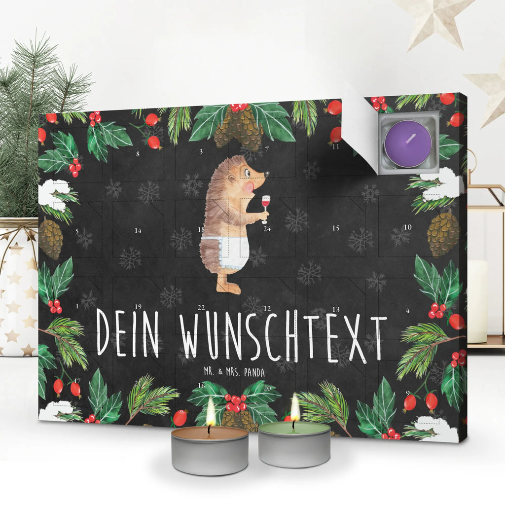 Personalisierter Duftkerzen Adventskalender Igel Wein Personalisierter Duftkerzen Adventskalender, Tiermotive, Tiere, Gute Laune, Lustige Sprüche, Geschenk Weinliebhaber, Wein trinken, Weinglas, Rotwein, Wein Spruch, Geschenk Weintrinker, Igel, Weißwein, Wein Deko