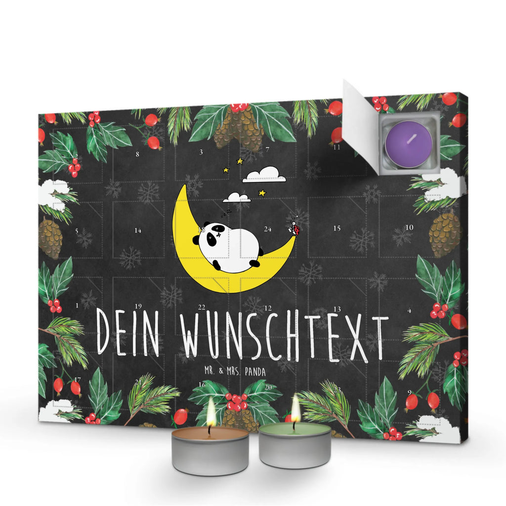 Personalisierter Duftkerzen Adventskalender Panda Easy Personalisierter Duftkerzen Adventskalender