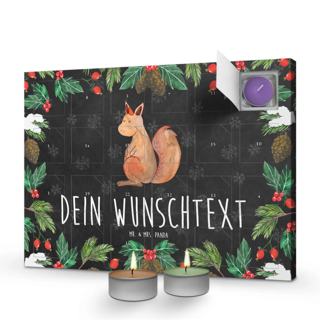 Personalisierter Duftkerzen Adventskalender Einhorn Glauben Personalisierter Duftkerzen Adventskalender, Einhorn, Einhorn Deko, Einhörner, Unicorn, Eichhörnchen, Eichhorn, Einhörnchen