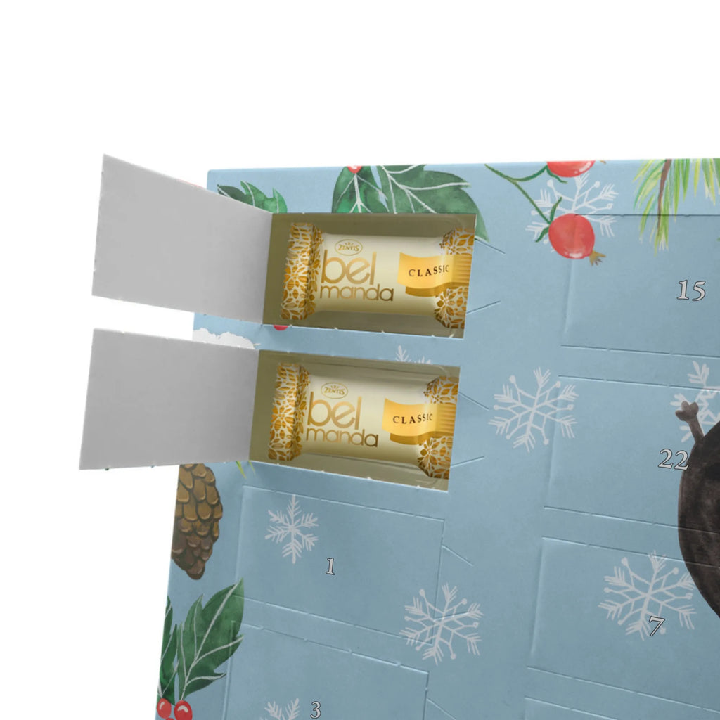Marzipan Adventskalender Stinktier Handstand Marzipan Adventskalender, Stinktier, Skunk, Raubtier, Kind, Wildtier, Stinker, verpielt, Stinki, Spielplatz