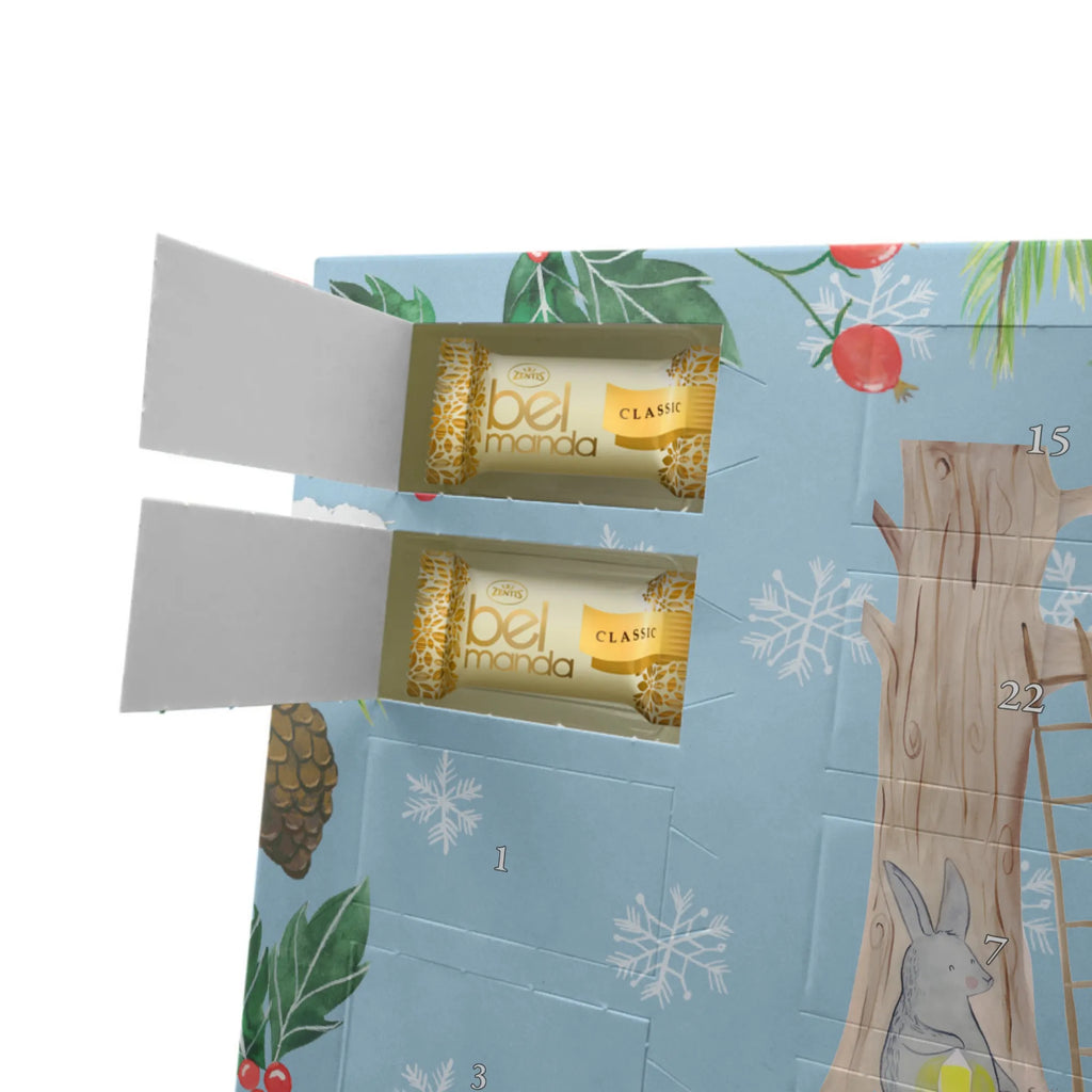 Marzipan Adventskalender Waldtiere Picknick Marzipan Adventskalender, Tiermotive, Gute Laune, lustige Sprüche, Tiere, Picknick, Fuchs, Igel, Waldtiere, Eichhörnchen, Wald, Hase, Maus