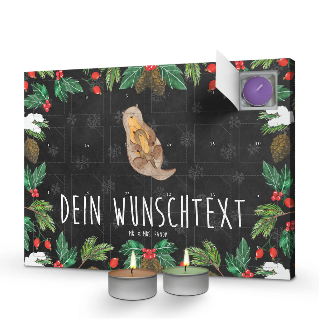 Personalisierter Duftkerzen Adventskalender Otter Kind Personalisierter Duftkerzen Adventskalender, Seeotter, Otter, Fischotter, Otter Seeotter See Otter