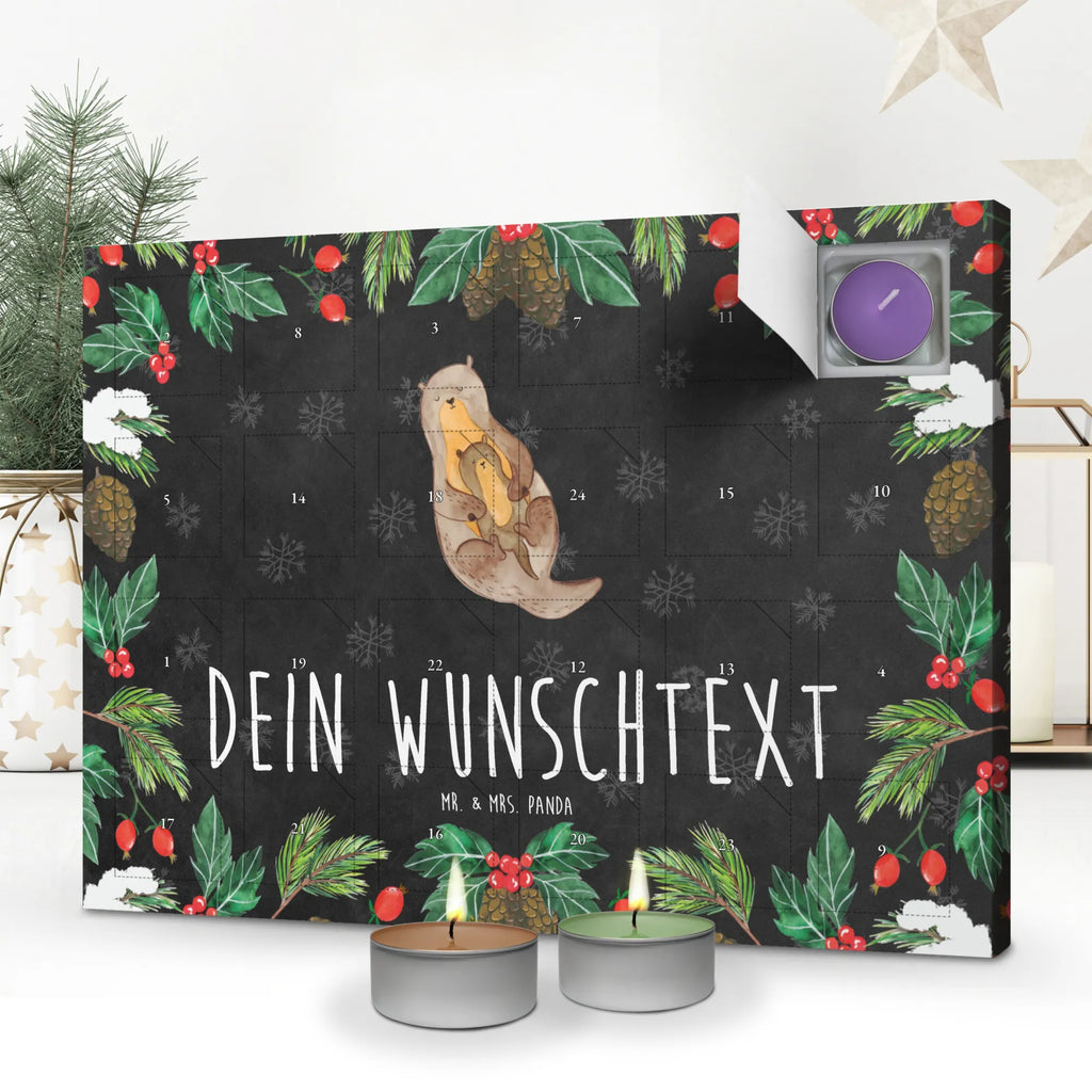 Personalisierter Duftkerzen Adventskalender Otter Kind Personalisierter Duftkerzen Adventskalender, Seeotter, Otter, Fischotter, Otter Seeotter See Otter