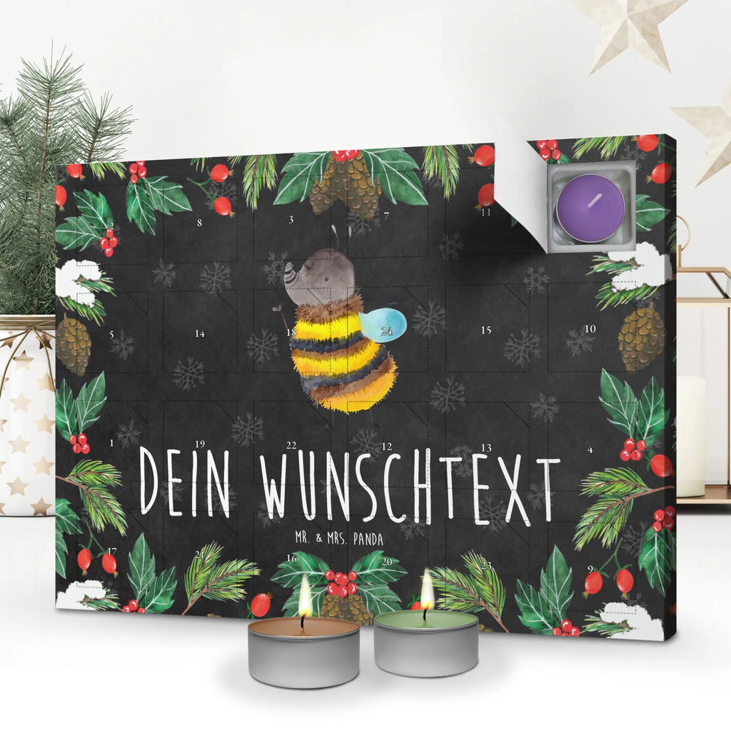 Personalisierter Duftkerzen Adventskalender Hummel flauschig Personalisierter Duftkerzen Adventskalender, Tiermotive, Tiere, Gute Laune, Lustige Sprüche, Hummel, Natur, Flauschig, Biene, Blume