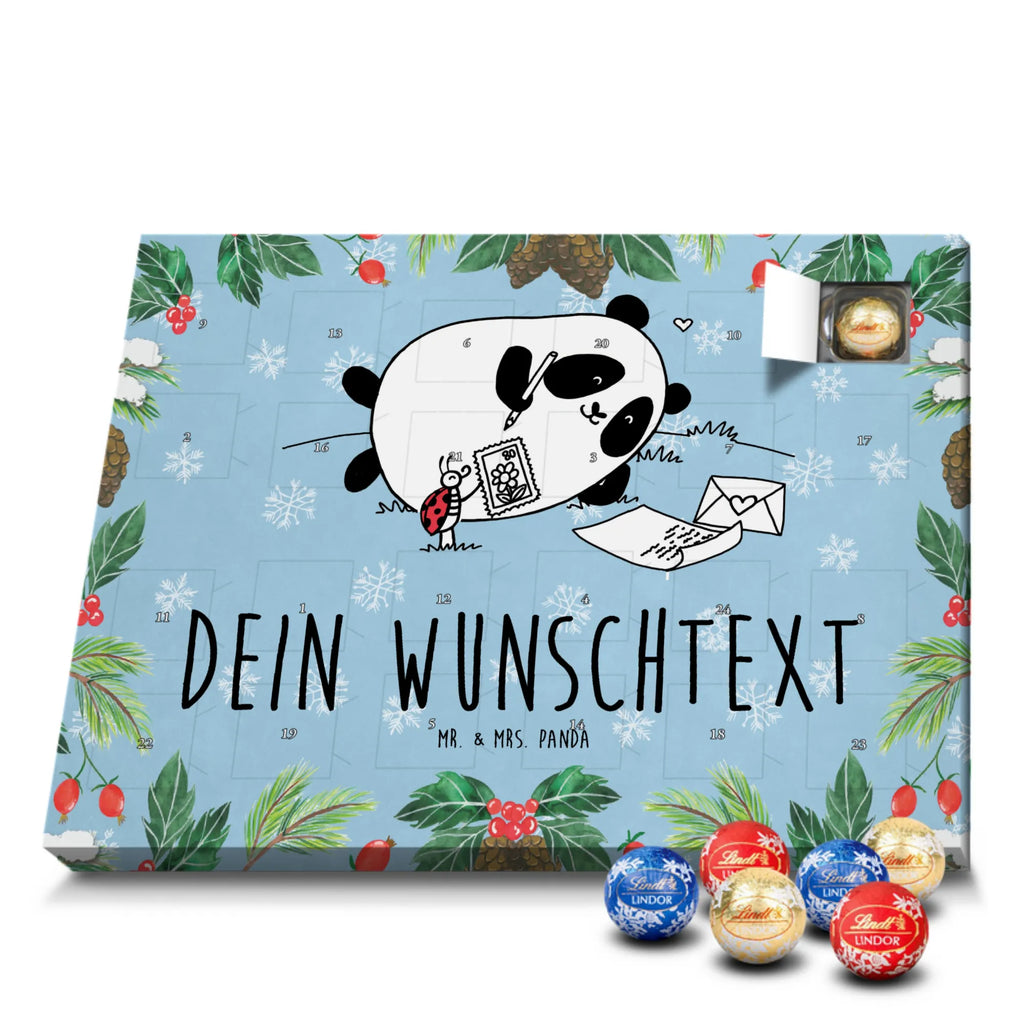  Panda tęsknić Adventskalender mit Namen, Personalisierter Adventskalender