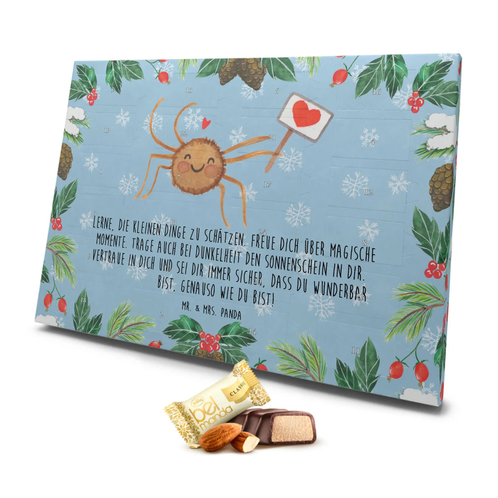 Marzipan Adventskalender Spinne Agathe Motivation Marzipan Adventskalender, Spinne Agathe, Spinne, Agathe, Videos, Merchandise, Liebe, Vertrauen, Dankeschön, Motivation, Glück