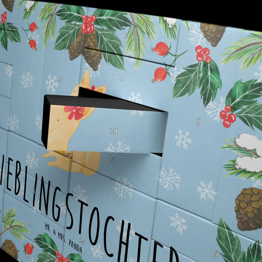 Fillable advent calendar Fox mummy Father's Day, Mother's Day, mother, favourite daughter, present, daughter, best daughter