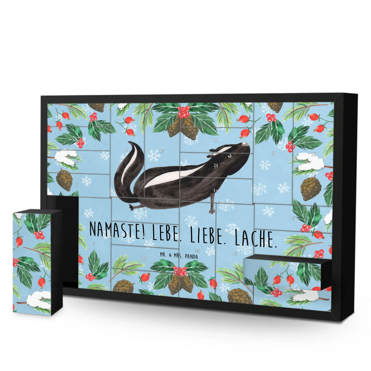 Befüllbarer Adventskalender Stinktier Yoga