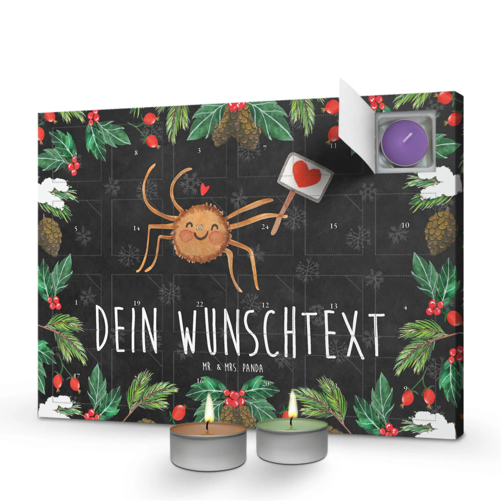 Personalisierter Duftkerzen Adventskalender Spinne Agathe Motivation Personalisierter Duftkerzen Adventskalender, Spinne Agathe, Spinne, Merchandise, Agathe, Videos, Dankeschön, Liebe, Vertrauen, Glück, Motivation
