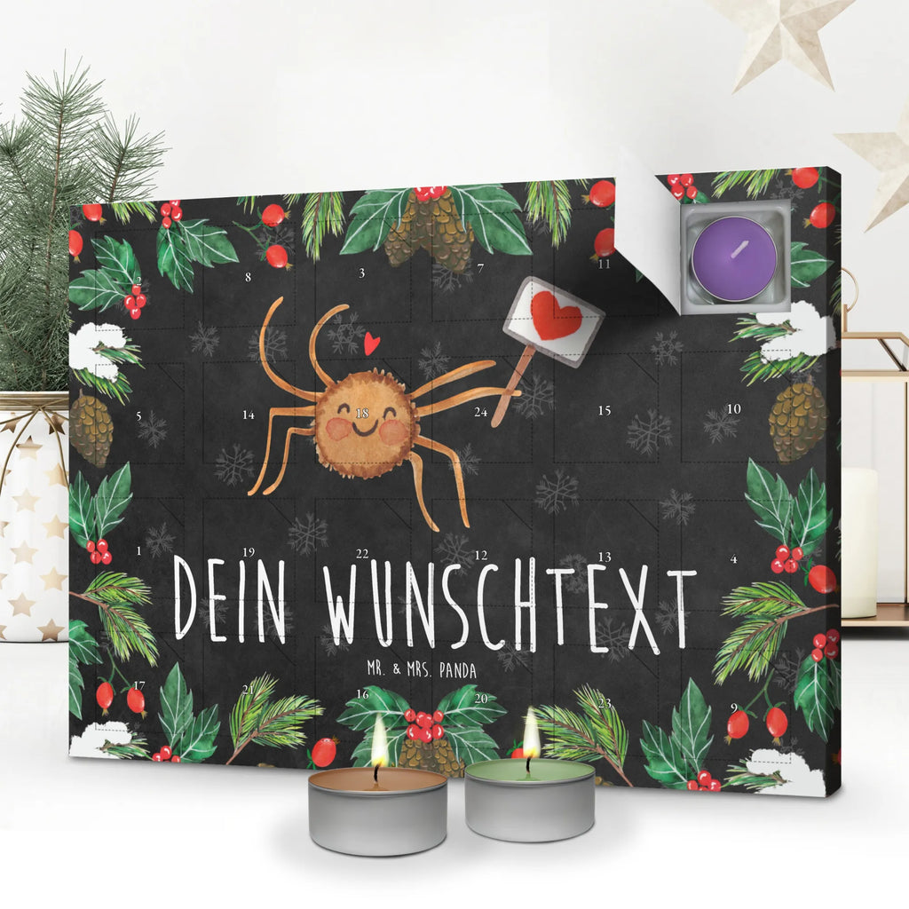 Personalisierter Duftkerzen Adventskalender Spinne Agathe Motivation Personalisierter Duftkerzen Adventskalender, Spinne Agathe, Spinne, Merchandise, Agathe, Videos, Dankeschön, Liebe, Vertrauen, Glück, Motivation