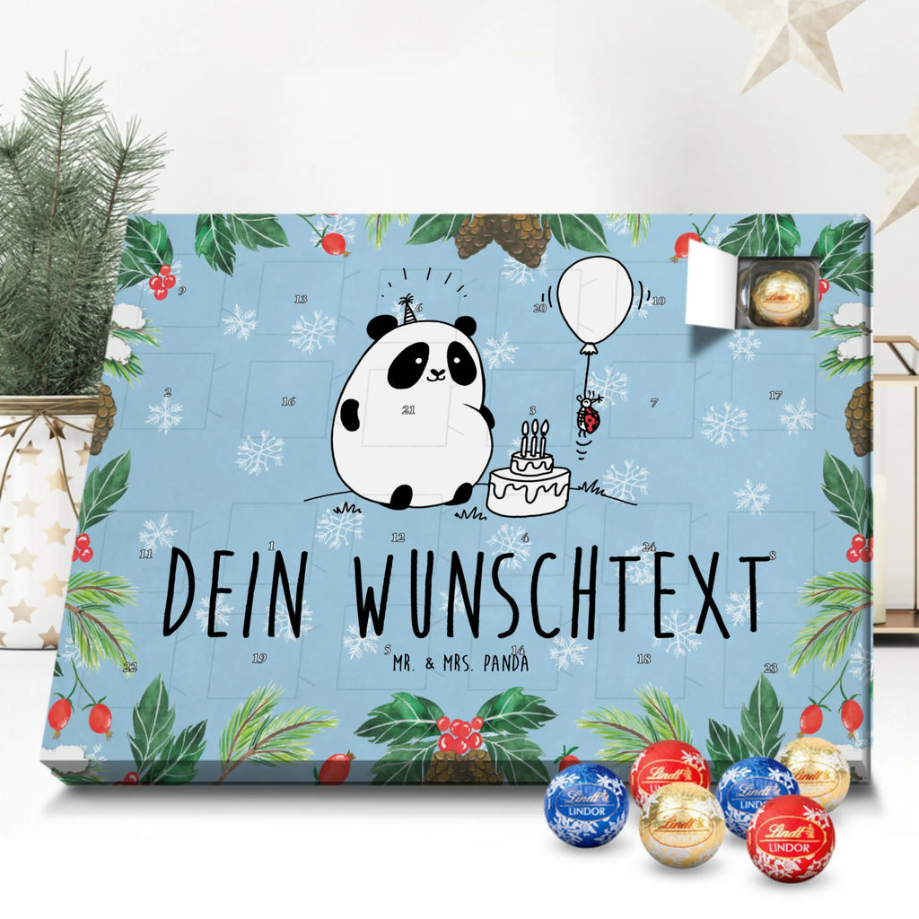  Panda Birthday Adventskalender mit Namen, Personalisierter Adventskalender