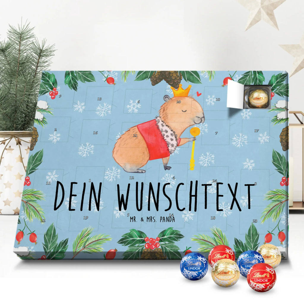 Adventskalender mit Namen Capybara König Adventskalender mit Namen, Personalisierter Adventskalender, Tiere, Tiermotive, Lustige Sprüche, Gute Laune, König, Capybara