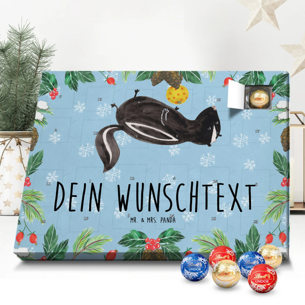 Adventskalender mit Namen Stinktier Ball Personalisierter Adventskalender, Adventskalender mit Namen, Stinktier, Skunk, Stinker, Stinki, Verspielt, Weisheit, Raubtier, Wildtier