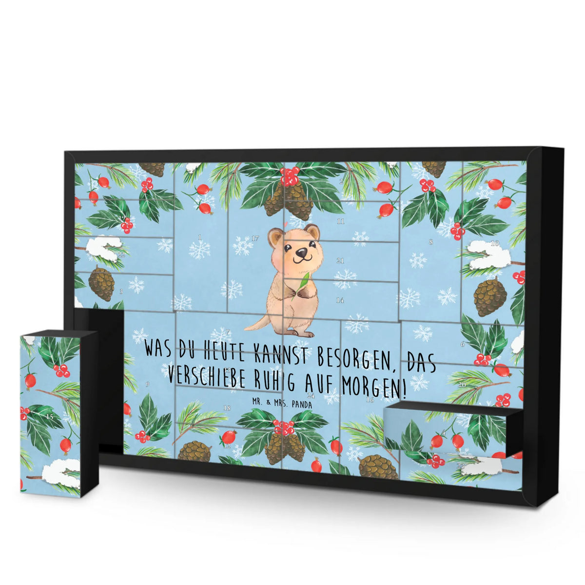 Fillable advent calendar Quokka Happy