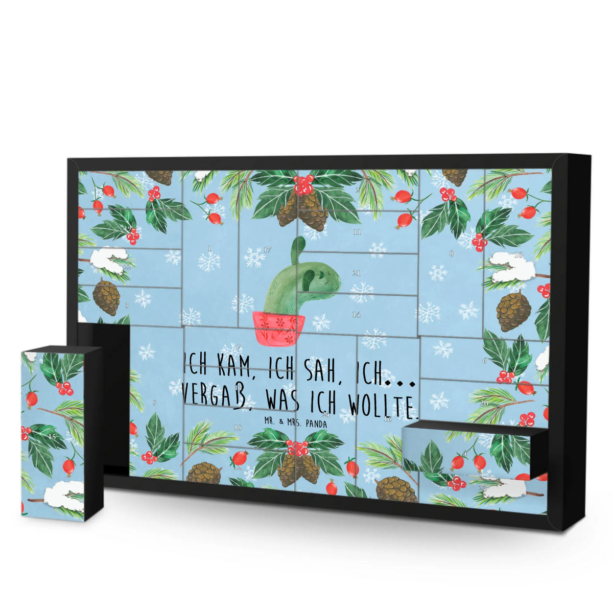 Fillable advent calendar cactus mummy