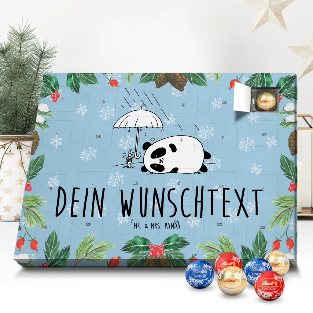 Adventskalender mit Namen Panda Freundschaft Adventskalender mit Namen, Personalisierter Adventskalender