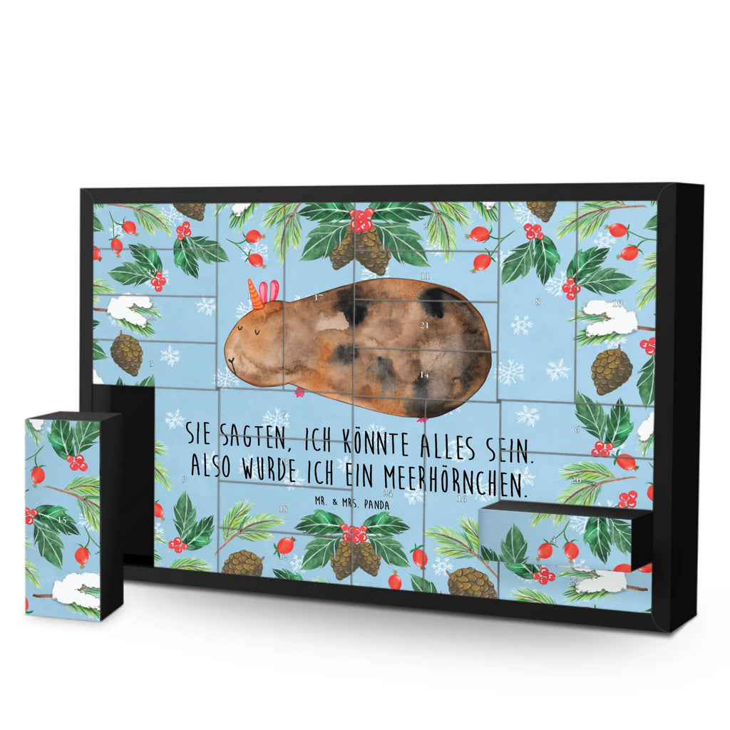 Fillable advent calendar unicorn Guinea pig squirrels, guinea pig