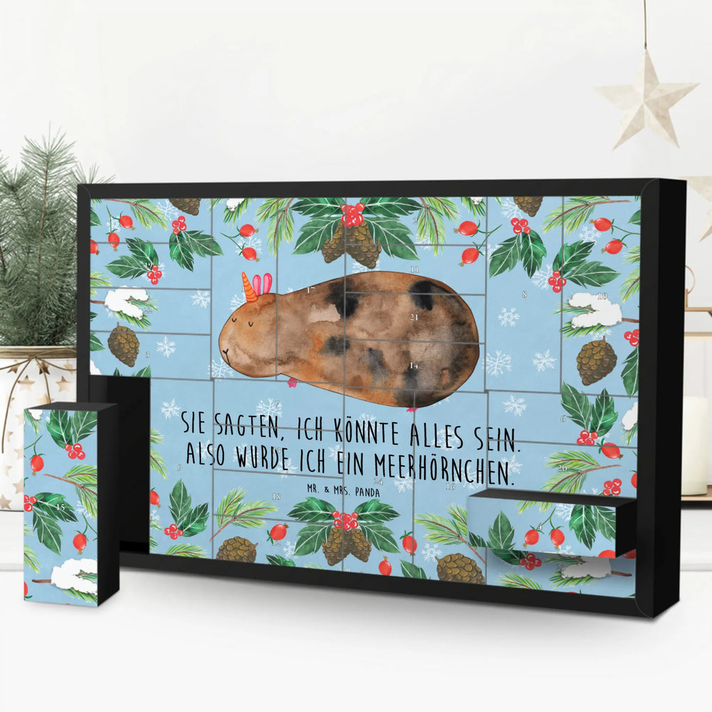 Fillable advent calendar unicorn Guinea pig squirrels, guinea pig