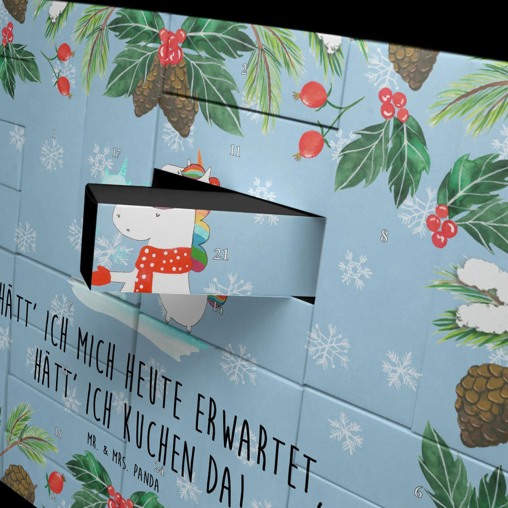 Fillable advent calendar unicorn snowman Snow, Cake, Snowman, Cap, Gloves, present, winter gift, Cold, Christmas Motif