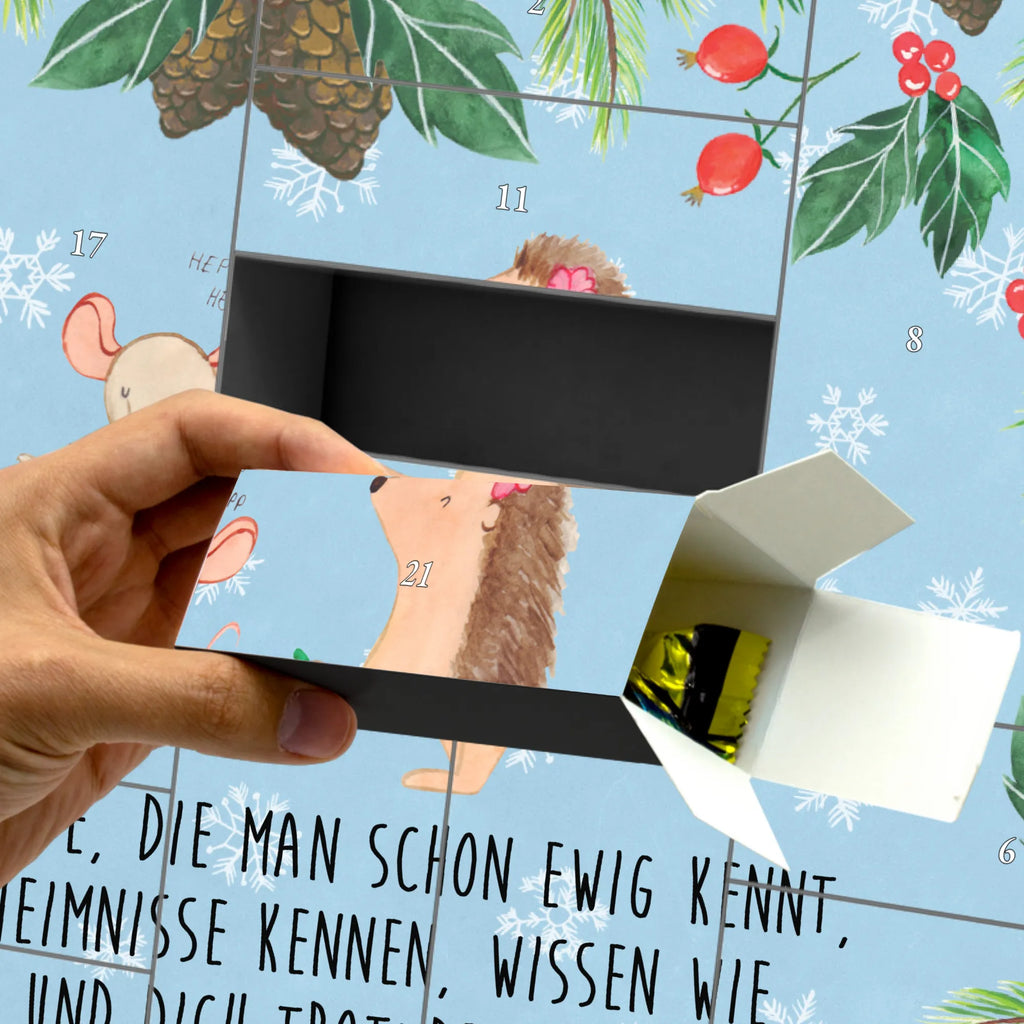 Fillable advent calendar Hedgehog skipping card, gift ideas, gifts, animal lover, special gifts, cute animal motives, hand drawn, small animals, good mood, cute, funny sayings, children, mouse, rope skipping