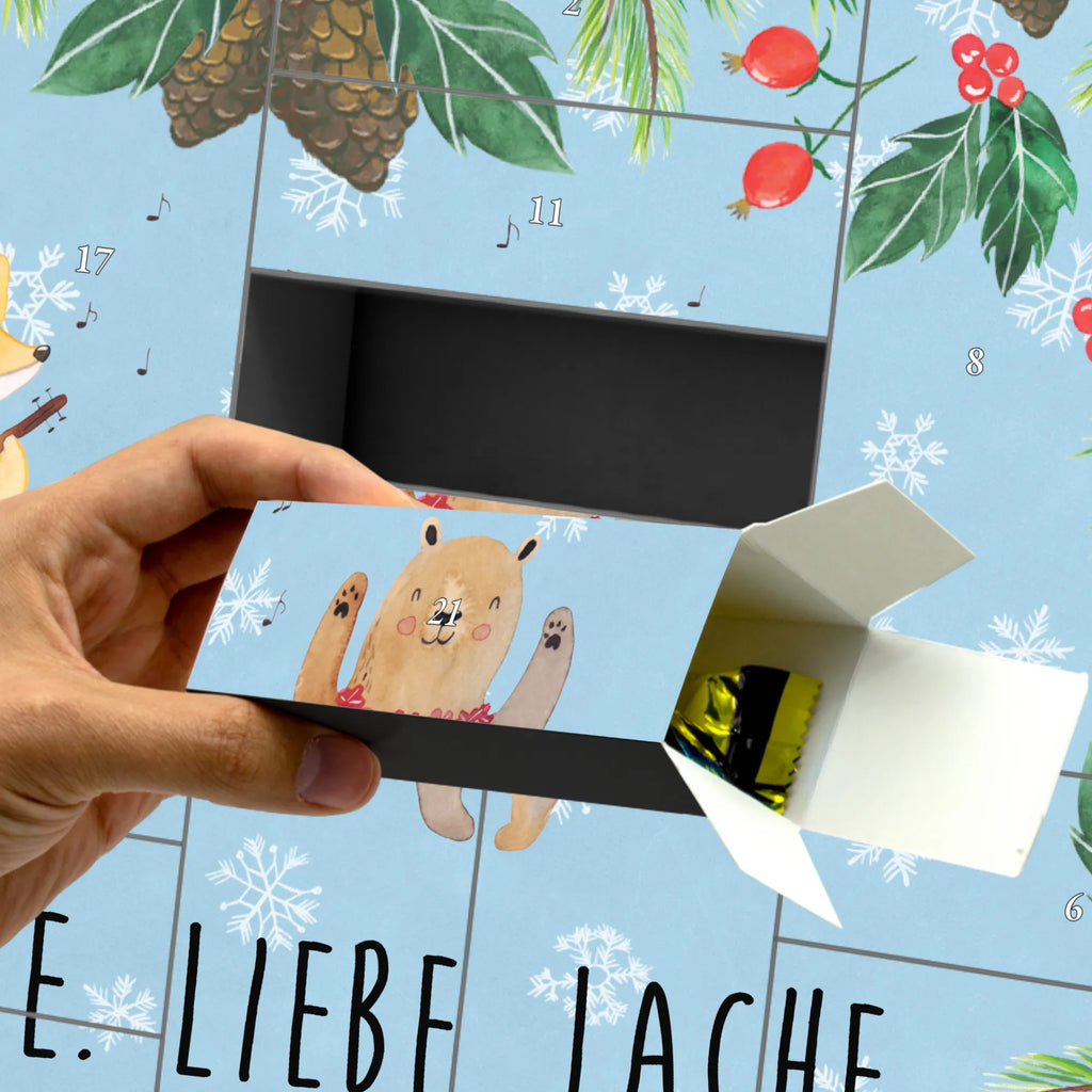 Fillable advent calendar forest animals Aloha card, gift ideas, gifts, animal lover, special gifts, cute animal motives, hand drawn, small animals, good mood, cute, funny sayings, forest animals, forest, music, laughter, dancing, rabbit