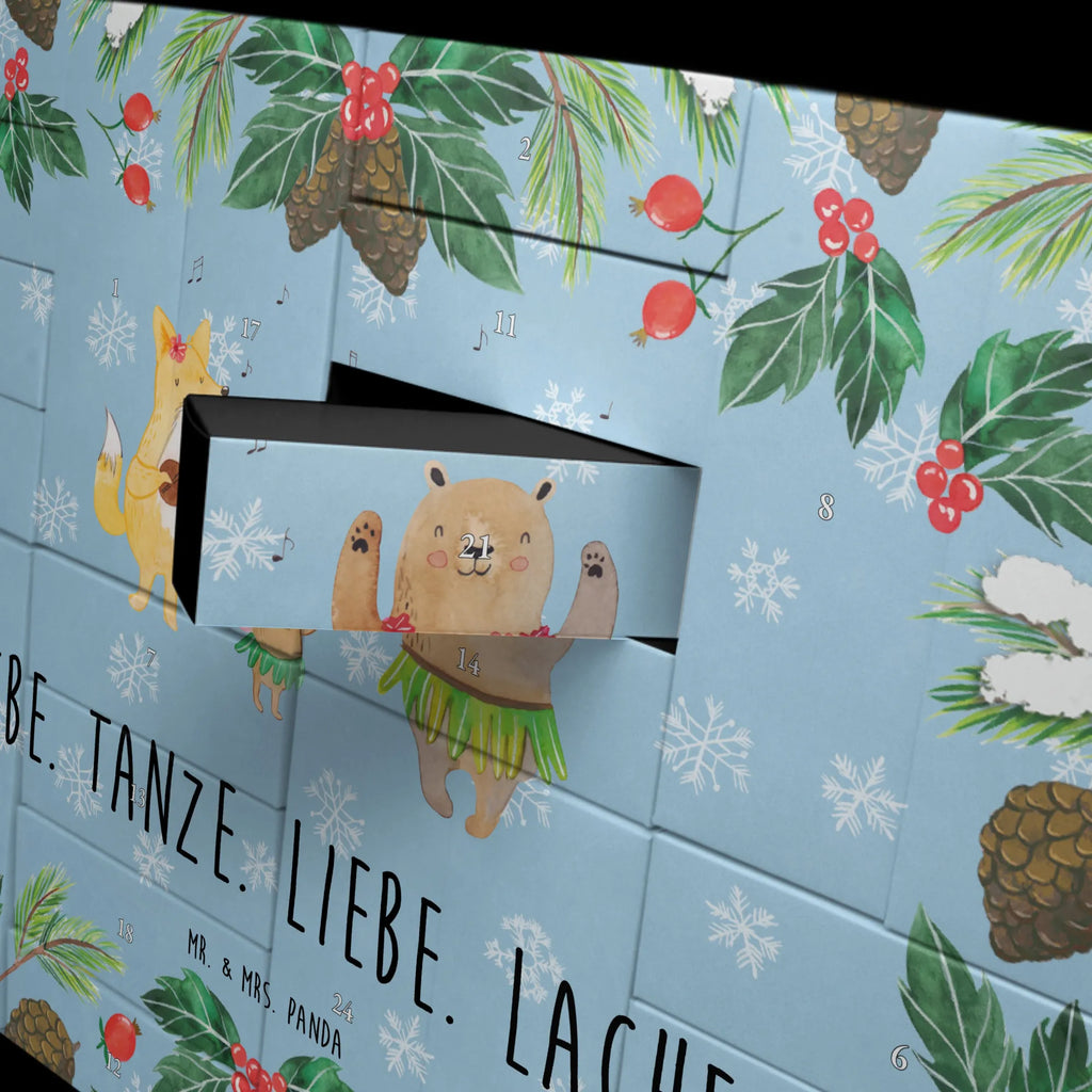 Fillable advent calendar forest animals Aloha card, gift ideas, gifts, animal lover, special gifts, cute animal motives, hand drawn, small animals, good mood, cute, funny sayings, forest animals, forest, music, laughter, dancing, rabbit