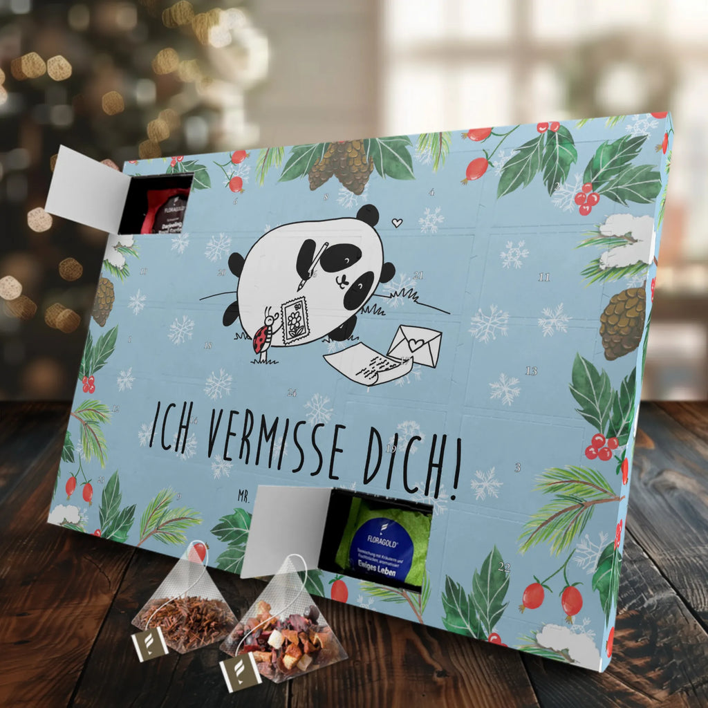  Panda Missing Adventskalender mit Tee, Tee Adventskalender, Adventskalender