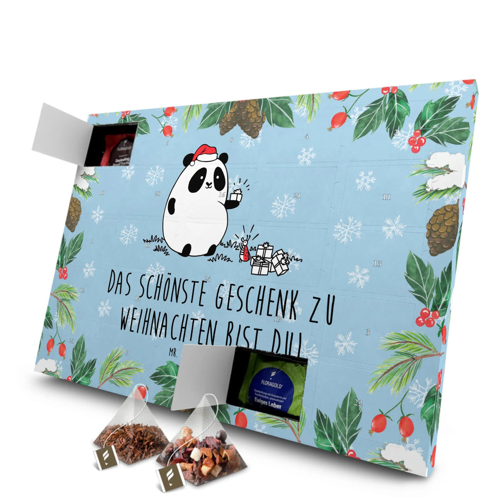 Tee Adventskalender Panda Weihnachtsgeschenk Adventskalender, Adventskalender mit Tee, Tee Adventskalender