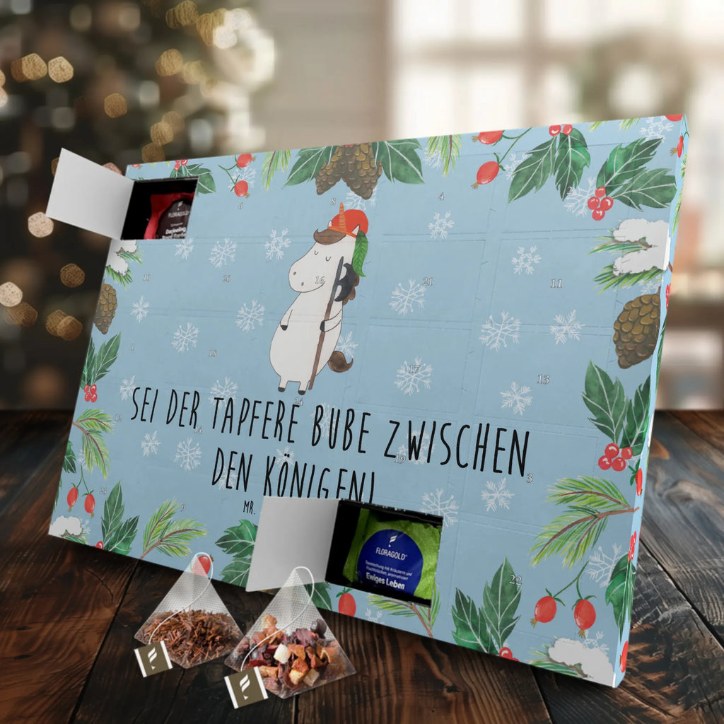 Tee Adventskalender Einhorn Junge Adventskalender mit Tee, Adventskalender, Tee Adventskalender, Einhorn, Einhorn Deko, Einhörner, Unicorn, Bube, Mittelalter