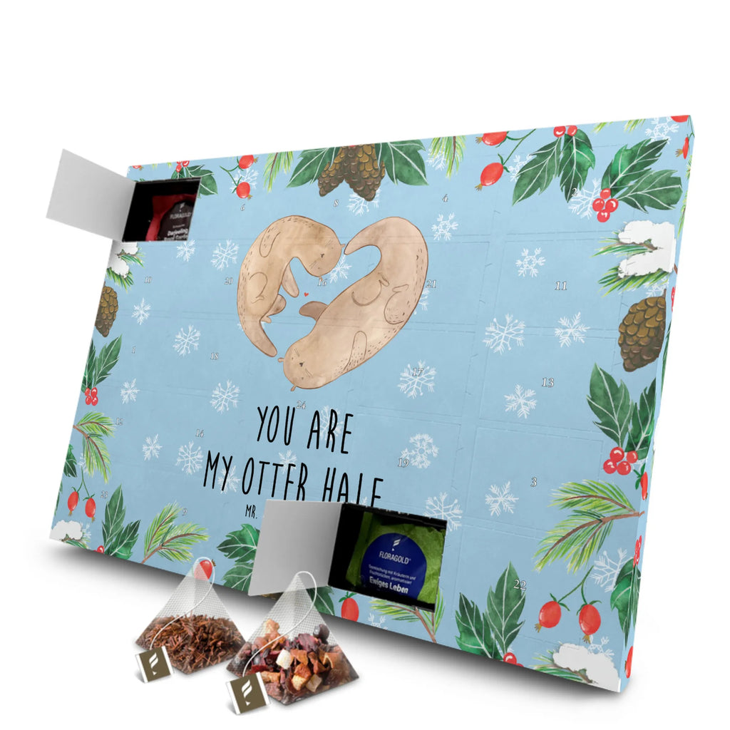 Tee Adventskalender Otter Herz Adventskalender, Tee Adventskalender, Adventskalender mit Tee, Seeotter, Otter, Fischotter, Hochzeitstag, Verlobung, Herz, Love You, Liebesgeschenk, Jahrestag, Bessere Hälfte, Liebesbeweis, Gemeinsames Leben, Liebe