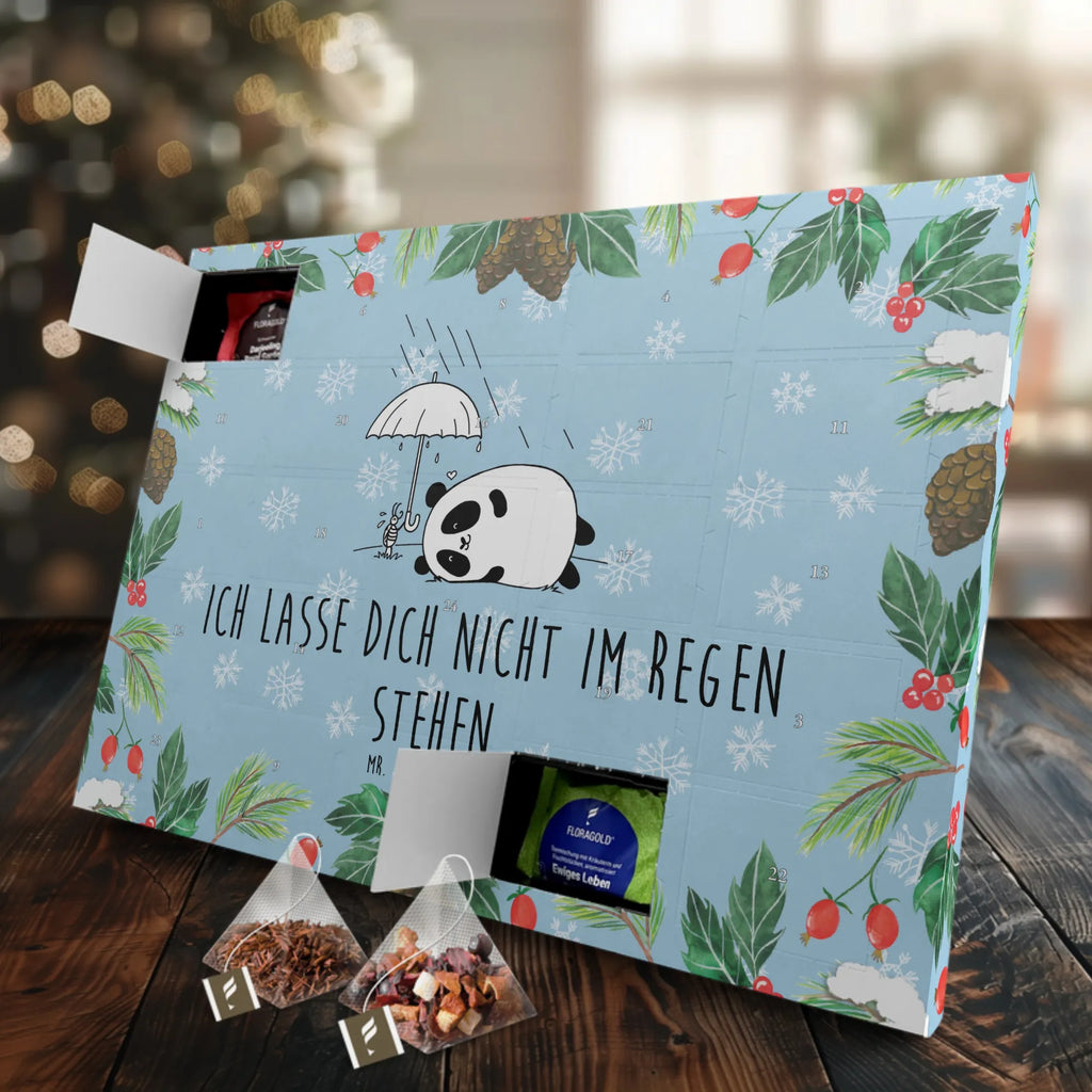  Panda Przyjaźń Adventskalender, Tee Adventskalender, Adventskalender mit Tee