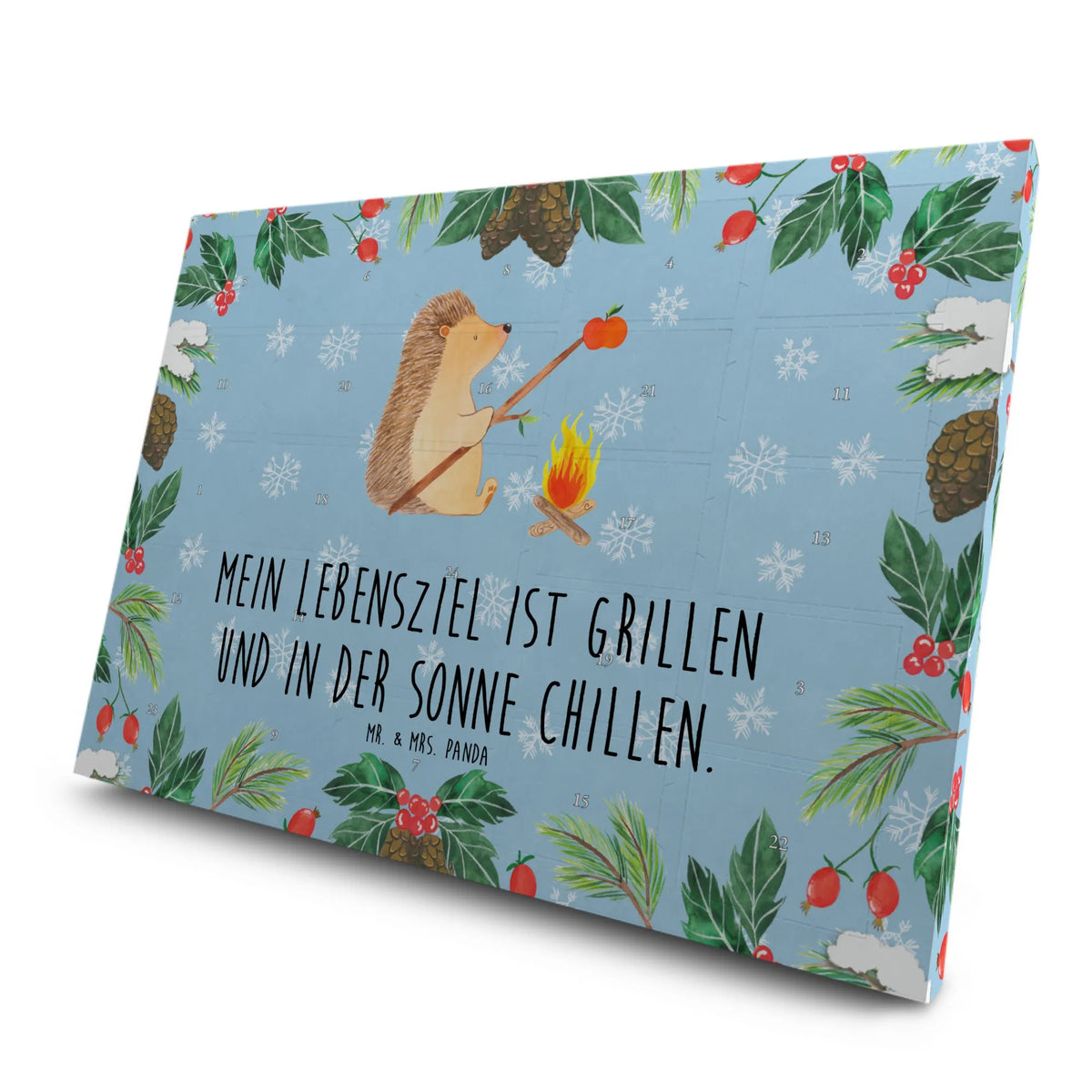 Tee Adventskalender Igel Grillen