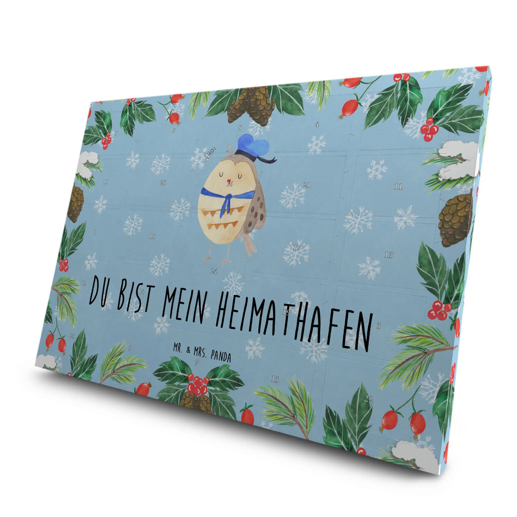 Tee Adventskalender Eule Matrose Adventskalender, Adventskalender mit Tee, Tee Adventskalender, Eule, Freundin, Ehe, Wortspiel Lustig, Matrose, Eule Deko, Owl, Heimathafen, Eule Spruch, Seefahrer, Hochzeitstag Geschenk