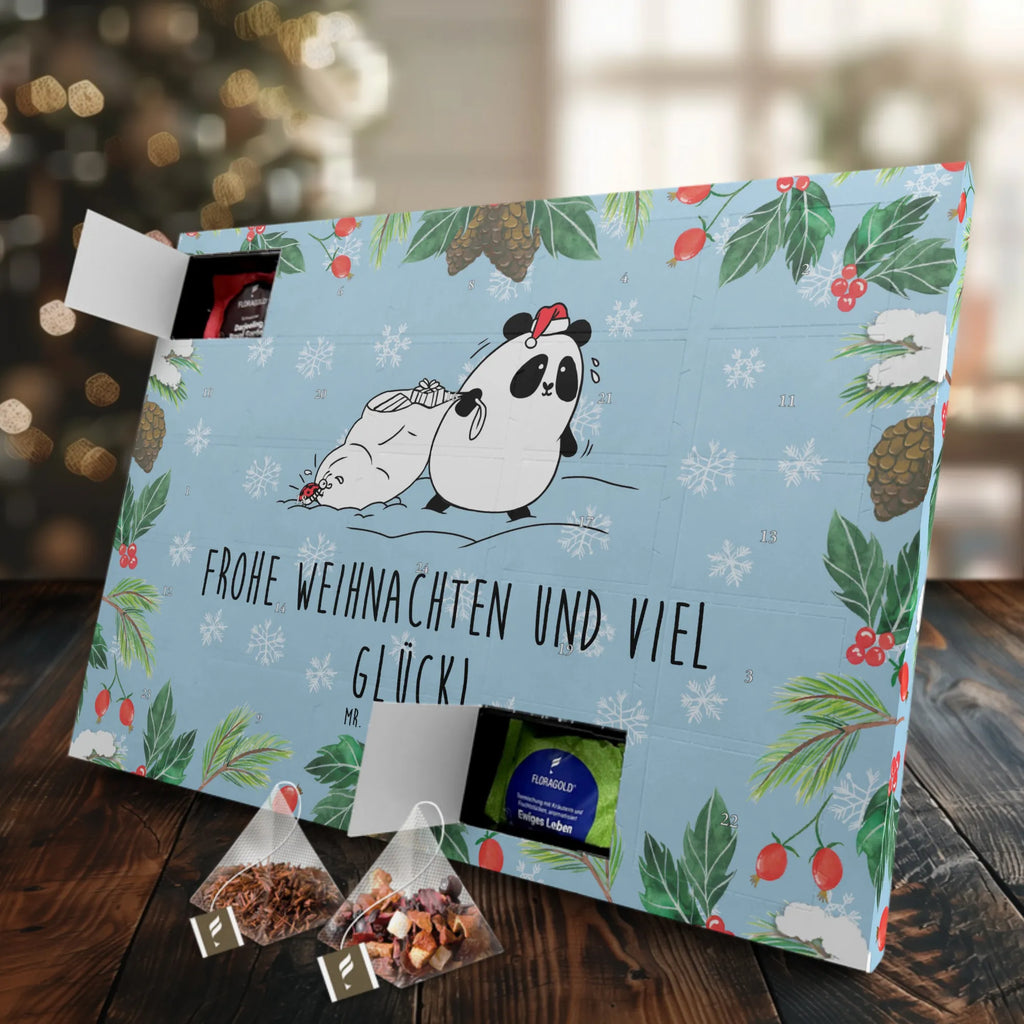Tee Adventskalender Panda Weihnachten Adventskalender mit Tee, Adventskalender, Tee Adventskalender