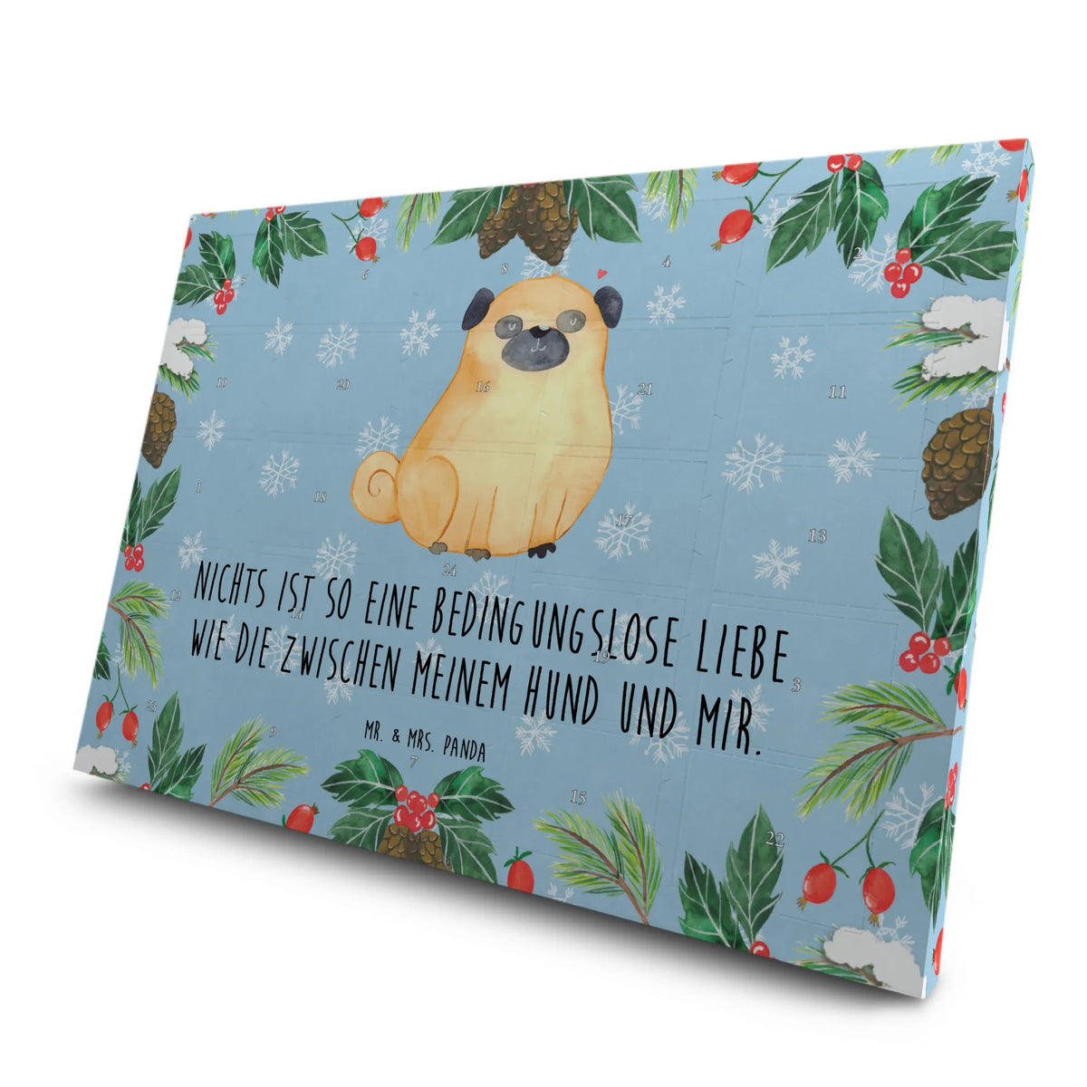 Tee Adventskalender Mops