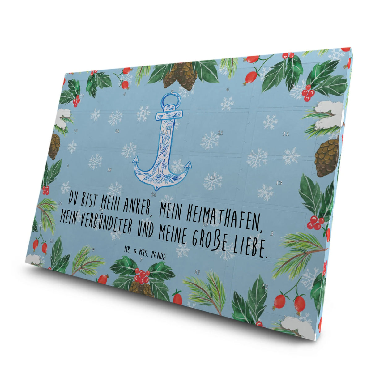 Tee Adventskalender Anker Blau