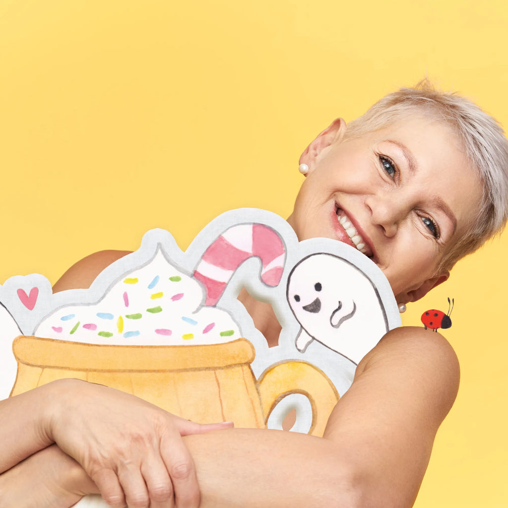 Animal Pillow Coffee Ghost Halloween, decoration, Martin singing, decor, gifts, giving